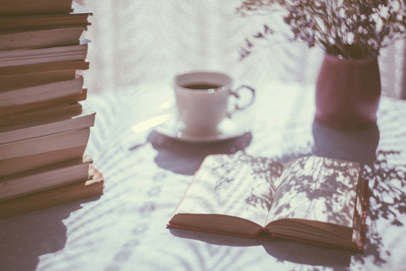 Calm morning routine setup with coffee and journal representing natural daily flow